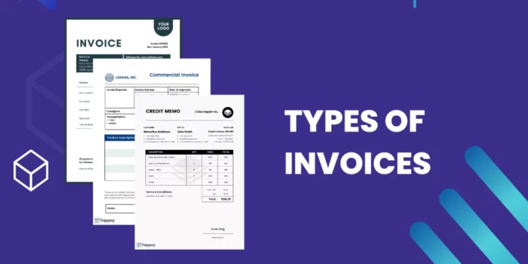 types of invoices - guide